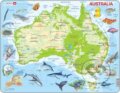 Puzzle: Puzzle Mapa Austrálie (A31) (Larsen). Larsen Puzzle: Puzzle Mapa Austrálie (A31) (Larsen). Larsen