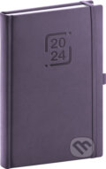 Denný diár Catanella 2024, fialový, Notique, 2023