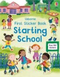 Kniha: First Sticker Book Starting School (Holly Bathie). Usborne, 2023 Kniha: First Sticker Book Starting School (Holly Bathie). Usborne, 2023