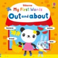 Kniha: My First Words Out and About (Fiona Watt). Usborne, 2023 Kniha: My First Words Out and About (Fiona Watt). Usborne, 2023