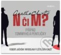 Audiokniha: N či M? (Agatha Christie). Radioservis, 2023 Audiokniha: N či M? (Agatha Christie). Radioservis, 2023