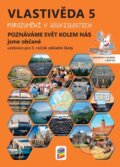 Kniha: Vlastivěda 5 – Poznáváme svět kolem nás – Jsme občané, učebnice (NNS). NNS, 2023 Kniha: Vlastivěda 5 – Poznáváme svět kolem nás – Jsme občané, učebnice (NNS). NNS, 2023