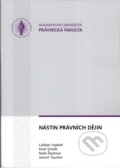 Kniha: Nástin právních dějin (Ladislav Vojáček). Masarykova univerzita, 2018 Kniha: Nástin právních dějin (Ladislav Vojáček). Masarykova univerzita, 2018