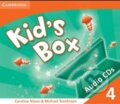 Audiokniha: Kid's Box 4: Audio CDs (Caroline Nixon a Michael Tomlinson). Cambridge University Press, 2009 Audiokniha: Kid's Box 4: Audio CDs (Caroline Nixon a Michael Tomlinson). Cambridge University Press, 2009