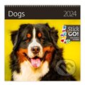 Kalendář nástěnný 2024 - Dogs, Helma365, 2023