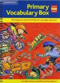 Kniha: Primary Vocabulary Box (Michael Tomlinson a Caroline Nixon). Cambridge University Press, 2003 Kniha: Primary Vocabulary Box (Michael Tomlinson a Caroline Nixon). Cambridge University Press, 2003