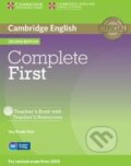 Kniha: Complete First - Teacher's Book with Teacher's Resources CD-ROM (Guy Brook-Hart). Cambridge University Press, 2014 Kniha: Complete First - Teacher's Book with Teacher's Resources CD-ROM (Guy Brook-Hart). Cambridge University Press, 2014