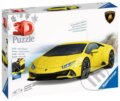 Puzzle: 3D Lamborghini Huracán Evo žluté (Ravensburger). Ravensburger, 2023 Puzzle: 3D Lamborghini Huracán Evo žluté (Ravensburger). Ravensburger, 2023
