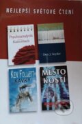 Kniha: Kavky, Psychoanalytik, Padlý anděl, Město kostí (Don J. Snyder, John Katzenbach, Ken Follett a Michael Connelly). Výběr Readers Digest, 2003 Kniha: Kavky, Psychoanalytik, Padlý anděl, Město kostí (Don J. Snyder, John Katzenbach, Ken Follett a Michael Connelly). Výběr Readers Digest, 2003