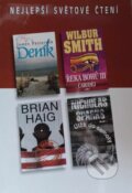 Kniha: Čaroděj, Deník, S tichým souhlasem, Útěk do samoty (Brian Haig, Wilbur A. Smith, James Patterson a Nicholas sparks). Výběr Readers Digest, 2003 Kniha: Čaroděj, Deník, S tichým souhlasem, Útěk do samoty (Brian Haig, Wilbur A. Smith, James Patterson a Nicholas sparks). Výběr Readers Digest, 2003