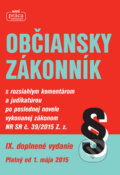 Kniha: Občiansky zákonník 2015 (Nová Práca). Nová Práca, 2015 Kniha: Občiansky zákonník 2015 (Nová Práca). Nová Práca, 2015