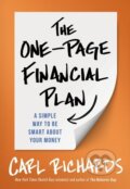 Kniha: The One-Page Financial Plan (Carl Richards). Penguin Books, 2015 Kniha: The One-Page Financial Plan (Carl Richards). Penguin Books, 2015