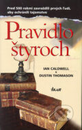 Kniha: Pravidlo štyroch (Dustin Thomason a Ian Caldwell). Ikar, 2005 Kniha: Pravidlo štyroch (Dustin Thomason a Ian Caldwell). Ikar, 2005