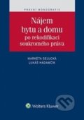 Kniha: Nájem bytu a domu po rekodifikaci soukromého práva (Lukáš Hadamčík a Markéta Selucká). Wolters Kluwer ČR, 2015 Kniha: Nájem bytu a domu po rekodifikaci soukromého práva (Lukáš Hadamčík a Markéta Selucká). Wolters Kluwer ČR, 2015