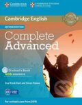 Kniha: Complete Advanced Student's Book with Answers with CD-ROM (Guy Brook-Hart a Simon Haines), 2014 Kniha: Complete Advanced Student's Book with Answers with CD-ROM (Guy Brook-Hart a Simon Haines), 2014