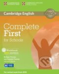 Kniha: Complete First for Schools - Workbook with Answers (Barbara Thomas, Amanda Thomas a with Helen Tiliouine). Cambridge University Press, 2014 Kniha: Complete First for Schools - Workbook with Answers (Barbara Thomas, Amanda Thomas a with Helen Tiliouine). Cambridge University Press, 2014