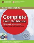 Kniha: Complete First Certificate - Workbook with Answers (Amanda Thomas a Barbara Thomas). Cambridge University Press, 2008 Kniha: Complete First Certificate - Workbook with Answers (Amanda Thomas a Barbara Thomas). Cambridge University Press, 2008