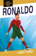 Kniha: Hvězdy fotbalového hřiště - Ronaldo (Harry Coninx). Nakladatelství Fragment, 2023 Kniha: Hvězdy fotbalového hřiště - Ronaldo (Harry Coninx). Nakladatelství Fragment, 2023