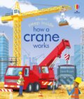 Kniha: Peep Inside How a Crane Works (Lara Bryan). Usborne, 2023 Kniha: Peep Inside How a Crane Works (Lara Bryan). Usborne, 2023