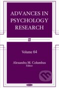 Advances in Psychology Research - Alexandra M. Columbus, Nova Science, 2010
