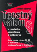 Kniha: Trestný zákon (Autorský kolektiv). Nová Práca, 2005 Kniha: Trestný zákon (Autorský kolektiv). Nová Práca, 2005