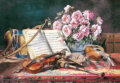 Puzzle: Kópia: Večná hudba (Charles Antoine J. Loyeux). Castorland, 2005 Puzzle: Kópia: Večná hudba (Charles Antoine J. Loyeux). Castorland, 2005