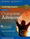 Kniha: Complete Advanced - Student's Book without Answers (Guy Brook-Hart a Simon Haines). Cambridge University Press, 2014 Kniha: Complete Advanced - Student's Book without Answers (Guy Brook-Hart a Simon Haines). Cambridge University Press, 2014