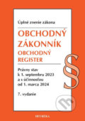 Kniha: Obchodný zákonník, OR. 7. vyd. 9/2023 (Heuréka). Heuréka, 2023 Kniha: Obchodný zákonník, OR. 7. vyd. 9/2023 (Heuréka). Heuréka, 2023
