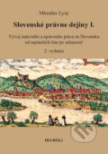 Kniha: Slovenské právne dejiny I. (Miroslav Lysý). Heuréka, 2023 Kniha: Slovenské právne dejiny I. (Miroslav Lysý). Heuréka, 2023