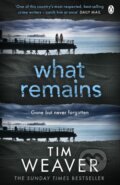 Kniha: What Remains (Tim Weaver). Penguin Books, 2015 Kniha: What Remains (Tim Weaver). Penguin Books, 2015