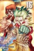 Kniha: Dr. Stone 16 (Riichiro Inagaki). Viz Media, 2021 Kniha: Dr. Stone 16 (Riichiro Inagaki). Viz Media, 2021