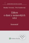 Kniha: Zákon o dani z nemovitých věcí (Monika Novotná a Petr Koubovský). Wolters Kluwer ČR, 2016 Kniha: Zákon o dani z nemovitých věcí (Monika Novotná a Petr Koubovský). Wolters Kluwer ČR, 2016