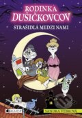 Kniha: Rodinka Dušičkovcov alebo Strašidlá medzi nami (Sandra Vebrová). Fragment, 2016 Kniha: Rodinka Dušičkovcov alebo Strašidlá medzi nami (Sandra Vebrová). Fragment, 2016
