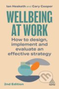 Kniha: Wellbeing at Work (Cary Cooper a Ian Hesketh). Kogan Page, 2023 Kniha: Wellbeing at Work (Cary Cooper a Ian Hesketh). Kogan Page, 2023