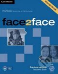 Kniha: Face2Face: Pre-intermediate - Teacher's Book (Chris Redston a Jeremy Day). Cambridge University Press, 2012 Kniha: Face2Face: Pre-intermediate - Teacher's Book (Chris Redston a Jeremy Day). Cambridge University Press, 2012