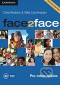 Face2Face: Pre-intermediate - Class Audio CDs (Chris Redston a Gillie Cunningham). Cambridge University Press, 2012 Face2Face: Pre-intermediate - Class Audio CDs (Chris Redston a Gillie Cunningham). Cambridge University Press, 2012