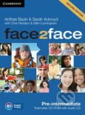 Film: Face2Face: Pre-intermediate - Testmaker CD-ROM and Audio CD (Anthea Bazin, Chris Redston, Gillie Cunningham a Sarah Ackroyd) (DVD). Cambridge University Press, 2012 Film: Face2Face: Pre-intermediate - Testmaker CD-ROM and Audio CD (Anthea Bazin, Chris Redston, Gillie Cunningham a Sarah Ackroyd) (DVD). Cambridge University Press, 2012