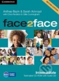 Audiokniha: Face2Face: Intermediate - Testmaker CD-ROM and Audio CD (Anthea Bazin, Chris Redston, Gillie Cunningham a Sarah Ackroyd). Cambridge University Press, 2013 Audiokniha: Face2Face: Intermediate - Testmaker CD-ROM and Audio CD (Anthea Bazin, Chris Redston, Gillie Cunningham a Sarah Ackroyd). Cambridge University Press, 2013