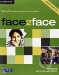 Kniha: Face2Face: Advanced - Workbook without Key (Gillie Cunningham a Nicholas Tims). Cambridge University Press, 2014 Kniha: Face2Face: Advanced - Workbook without Key (Gillie Cunningham a Nicholas Tims). Cambridge University Press, 2014