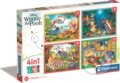 Puzzle: Puzzle Medvídek Pú 4v1 (Clementoni). Clementoni, 2023 Puzzle: Puzzle Medvídek Pú 4v1 (Clementoni). Clementoni, 2023