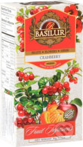Kávy a čaje: BASILUR Fruit Cranberry 25x2g (Bio - Racio). Bio - Racio, 2023 Kávy a čaje: BASILUR Fruit Cranberry 25x2g (Bio - Racio). Bio - Racio, 2023