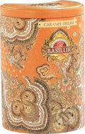 Kávy a čaje: BASILUR Orient Caramel Dream plech 100g (Bio - Racio). Bio - Racio, 2023 Kávy a čaje: BASILUR Orient Caramel Dream plech 100g (Bio - Racio). Bio - Racio, 2023
