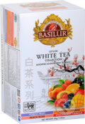 Kávy a čaje: BASILUR White Tea Assorted 20x1,5g (Bio - Racio). Bio - Racio, 2023 Kávy a čaje: BASILUR White Tea Assorted 20x1,5g (Bio - Racio). Bio - Racio, 2023