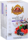Kávy a čaje: BASILUR White Tea Forest Fruit 20x1,5g (Bio - Racio). Bio - Racio, 2023 Kávy a čaje: BASILUR White Tea Forest Fruit 20x1,5g (Bio - Racio). Bio - Racio, 2023