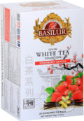 BASILUR White Tea Strawberry Vanilla 20x1,5g, Bio - Racio, 2023