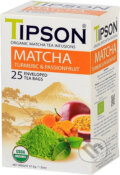 Kávy a čaje: TIPSON BIO Matcha Turmeric & Passion Fruit 25x1,5g (Bio - Racio). Bio - Racio, 2023 Kávy a čaje: TIPSON BIO Matcha Turmeric & Passion Fruit 25x1,5g (Bio - Racio). Bio - Racio, 2023