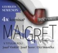 Audiokniha: 4x komisař Maigret - počtvrté (Georges Simenon). Radioservis, 2015 Audiokniha: 4x komisař Maigret - počtvrté (Georges Simenon). Radioservis, 2015