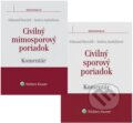 Kniha: Civilný sporový poriadok (Komentár) + Civilný mimosporový poriadok (Komentár) (Edmund Horváth a Andrea Andrášiová). Wolters Kluwer Kniha: Civilný sporový poriadok (Komentár) + Civilný mimosporový poriadok (Komentár) (Edmund Horváth a Andrea Andrášiová). Wolters Kluwer