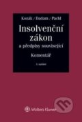 Kniha: Insolvenční zákon a předpisy související (Alexandr Dadam, Jan Kozák a Lukáš Pachl). Wolters Kluwer ČR, 2016 Kniha: Insolvenční zákon a předpisy související (Alexandr Dadam, Jan Kozák a Lukáš Pachl). Wolters Kluwer ČR, 2016