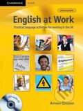Kniha: English at Work with Audio CD (Anthony Cosgrove). Cambridge University Press Kniha: English at Work with Audio CD (Anthony Cosgrove). Cambridge University Press